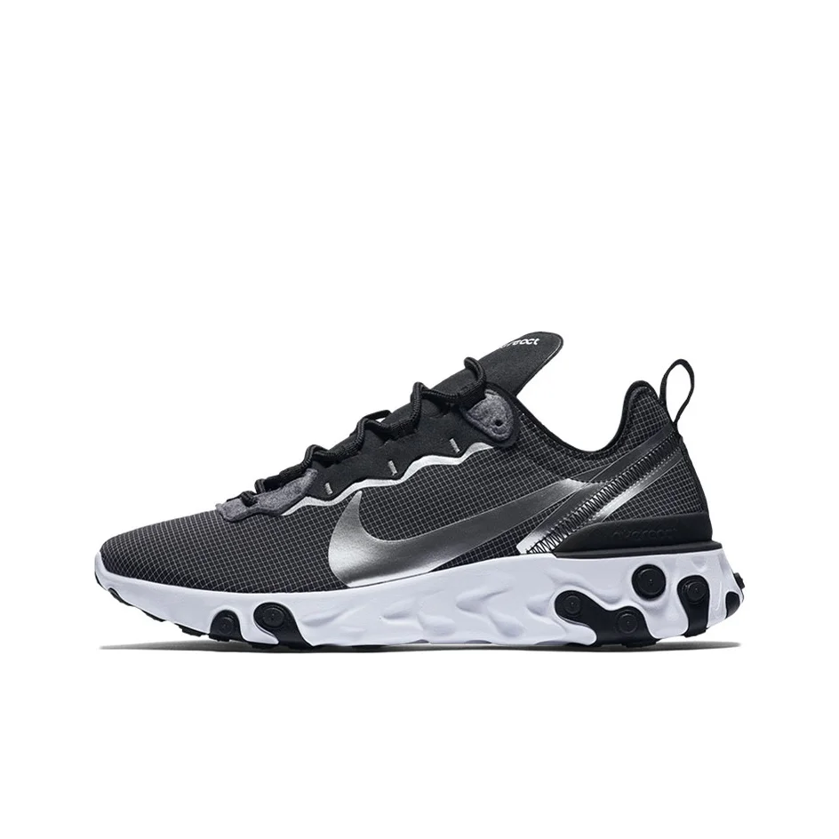 

Nike React Element 55, черный металлик, серебристый CQ4600-071