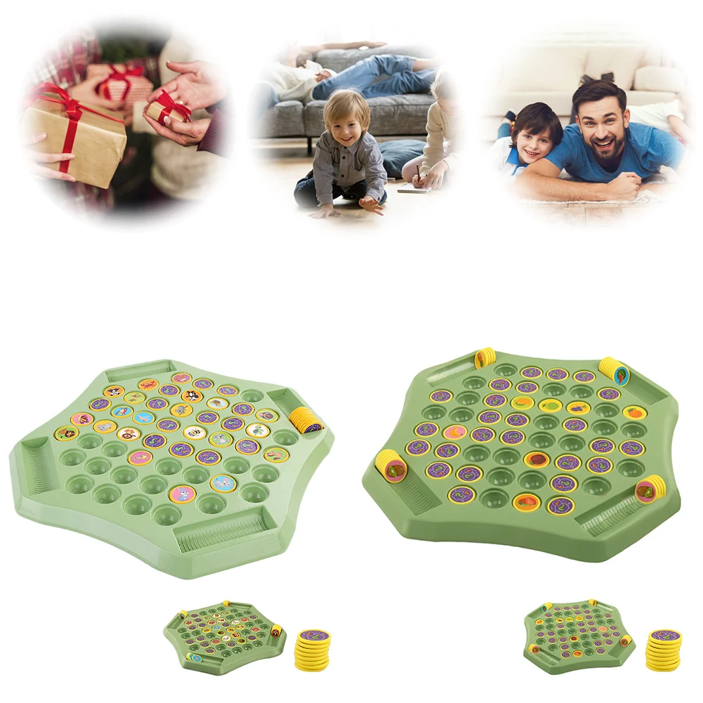 Cognitive Memory Board Game Animal Flip Chess Cognitive Memory Board Game for Kindergarten Gathering Activity