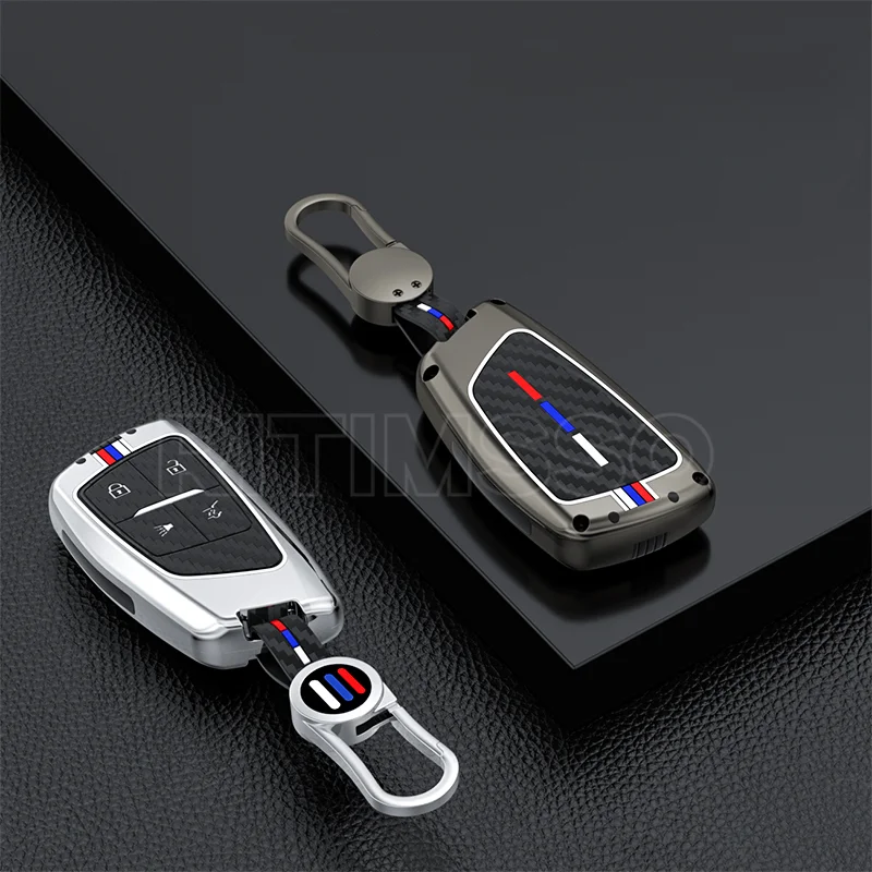 Alloy Car Key Cover Case For GMC Yukon For Chevrolet Tahoe Suburban For Buick ENVISION S Plus Avenir 2020 2021 2022 2023