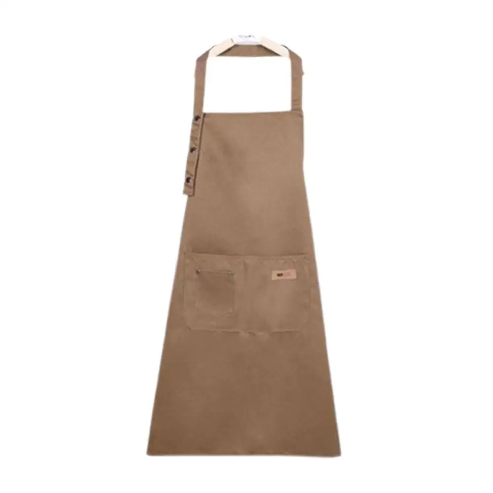 Kitchen Household Cooking Apron Men Women Oil-Proof Waterproof Work Housework Apron Overalls For BBQ Shop Nail Salon O2T1