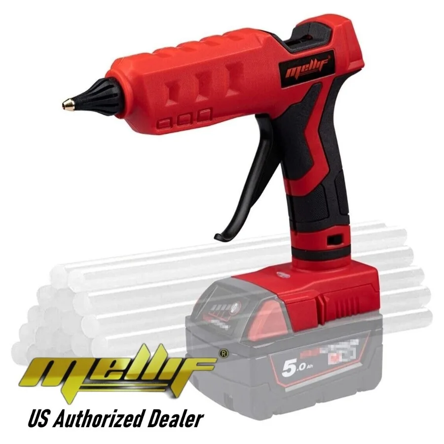 

Беспроводной пистолет для горячего клея, совместимый с аккумулятором 18 В для проектов DIY, ремонта на открытом воздухе и работы для рукоделия, высокотемпературное прецизионное приложение