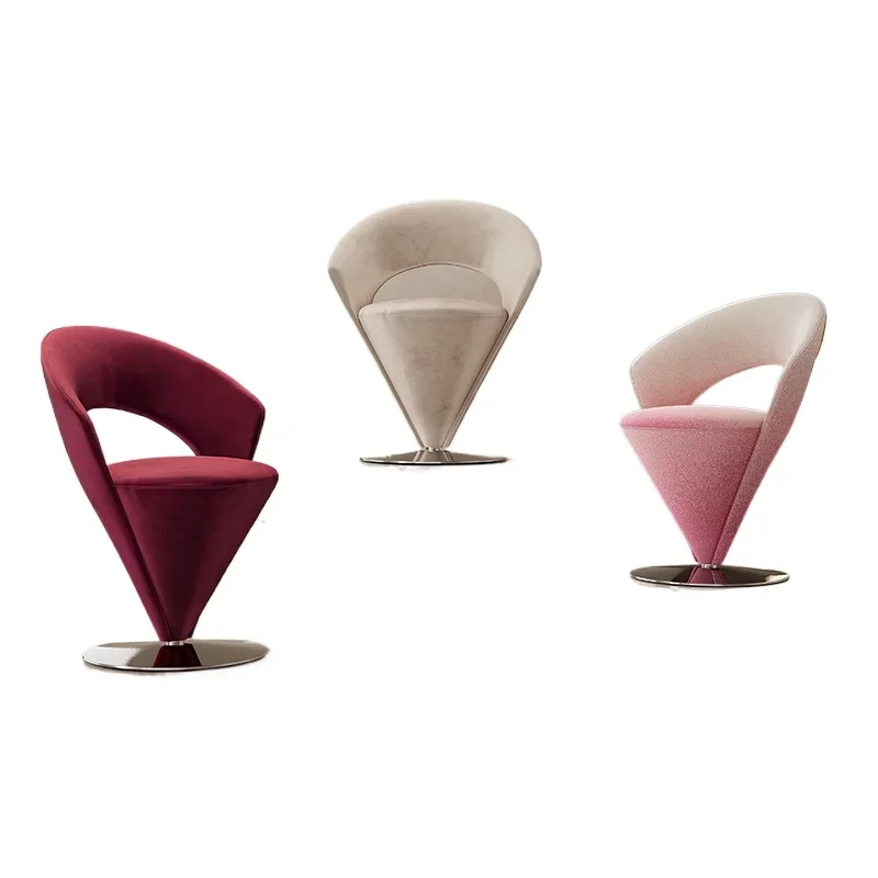 

Italian light luxury high-end dressing table, makeup stool chair, designer single chair