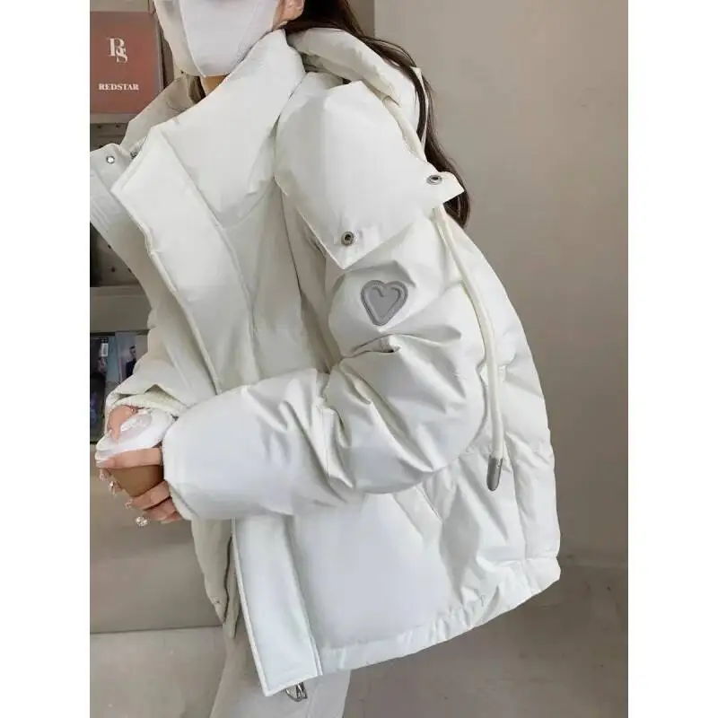

Women's Short Thickened Jacket Hot Sale Of The Season Winter New Style Bread Clothes Loose Fit Small Size Cotton Coat Out