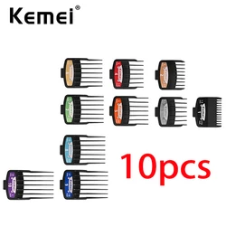 Kemei Wmark VGR Wahl Andis Babyliss 헤어 트리머, 이발 헤어 클리퍼, 리미트 빗 가이드, 살롱 커팅 가이드, 10 개