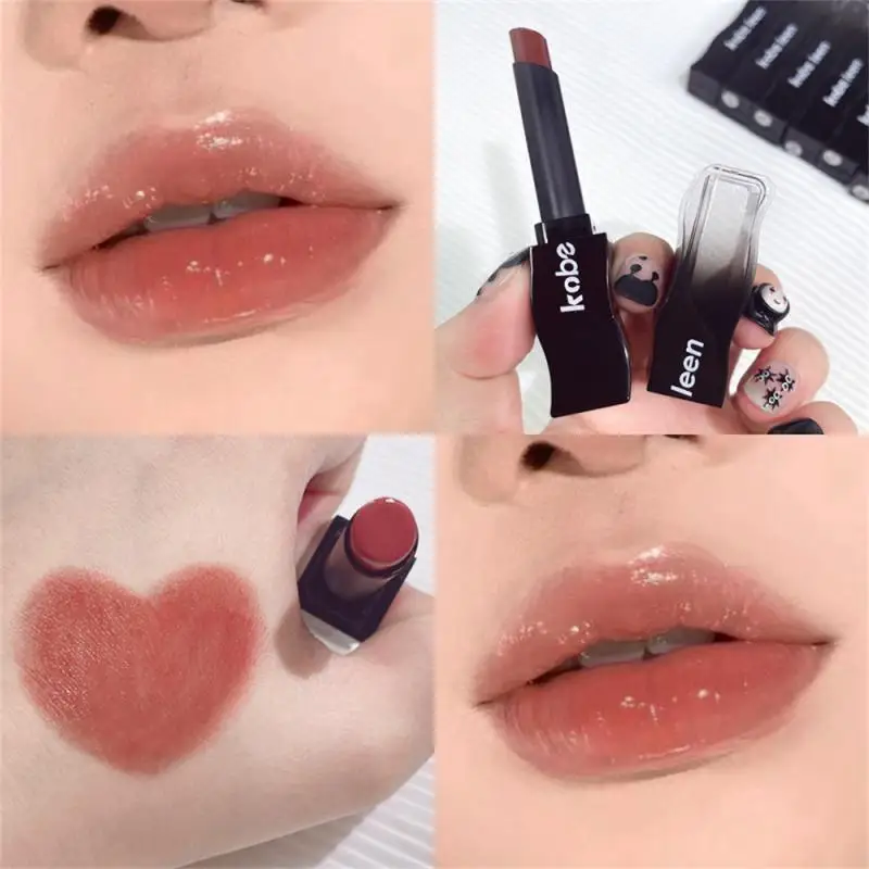 Black Honey Lipstick Mirror Waterproof Moisturizing Long Lasting Non-stick Cup Lip Gloss Makeup Lipstick Lip Cosmetics