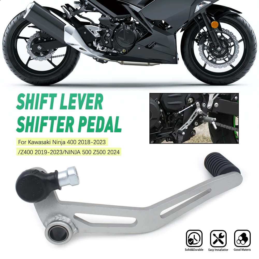 

Motorcycle Change Gear Shift Lever Left Side Pedal Shifter For Kawasaki Z400 2019-2023 Ninja 400 2018-2023 Z500 2024
