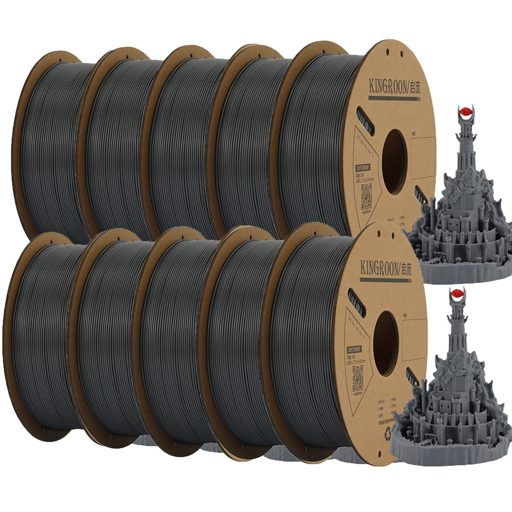 KEEPANG PLA-filament 1,75 mm 3D-printerfilament 5/10 rollen 3D-printen kunststof 100% geen bel voor FDM 3D-printer MIX