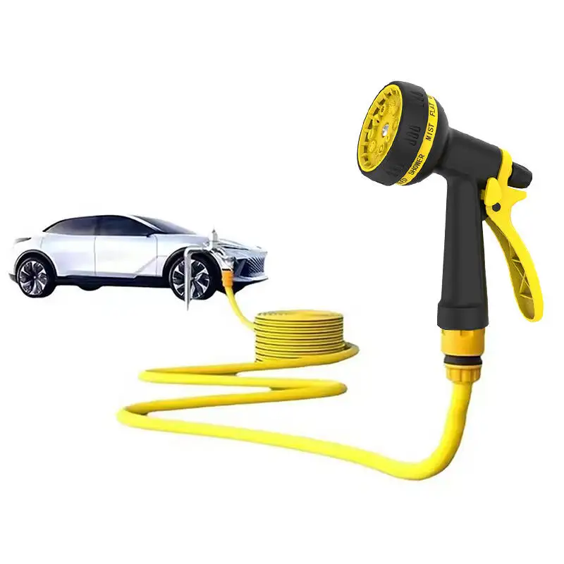 Adjustable Hose Sprinkle Nozzle For Garden Washing Car High Pressure Water Tool Lawn Spray Watering 10 Spray Modes Garden Tools