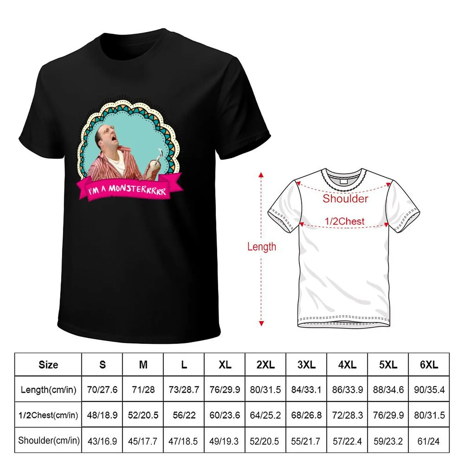 Buster Bluth is a monster! Arrested Development Quote T-Shirt Outdoor Sports Lightweight Tee