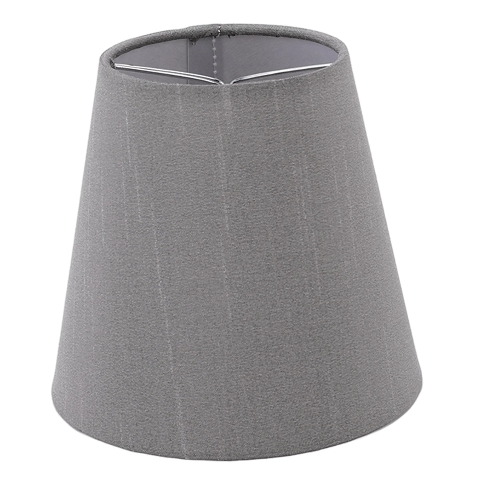 

6 шт. тканевый абажур E14 абажур для лампы тканевый чехол для лампы спальня зал отель студия кабинет украшения аксессуары серый