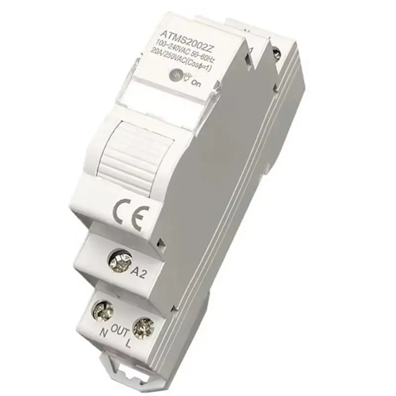 

A92Z Din Rail 20A Relay Switch Tuya Smart Life Zigbee Energy Power Monitor Timing Function Works For Alexa Home App Remote Contr