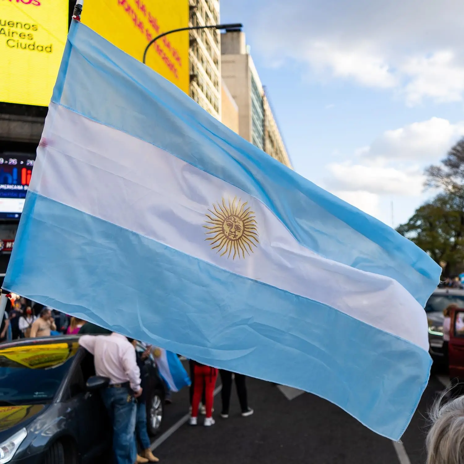 Bandera Argentina 90x150cm bandera y pancarta nacional argentina estándar de poliéster colgante