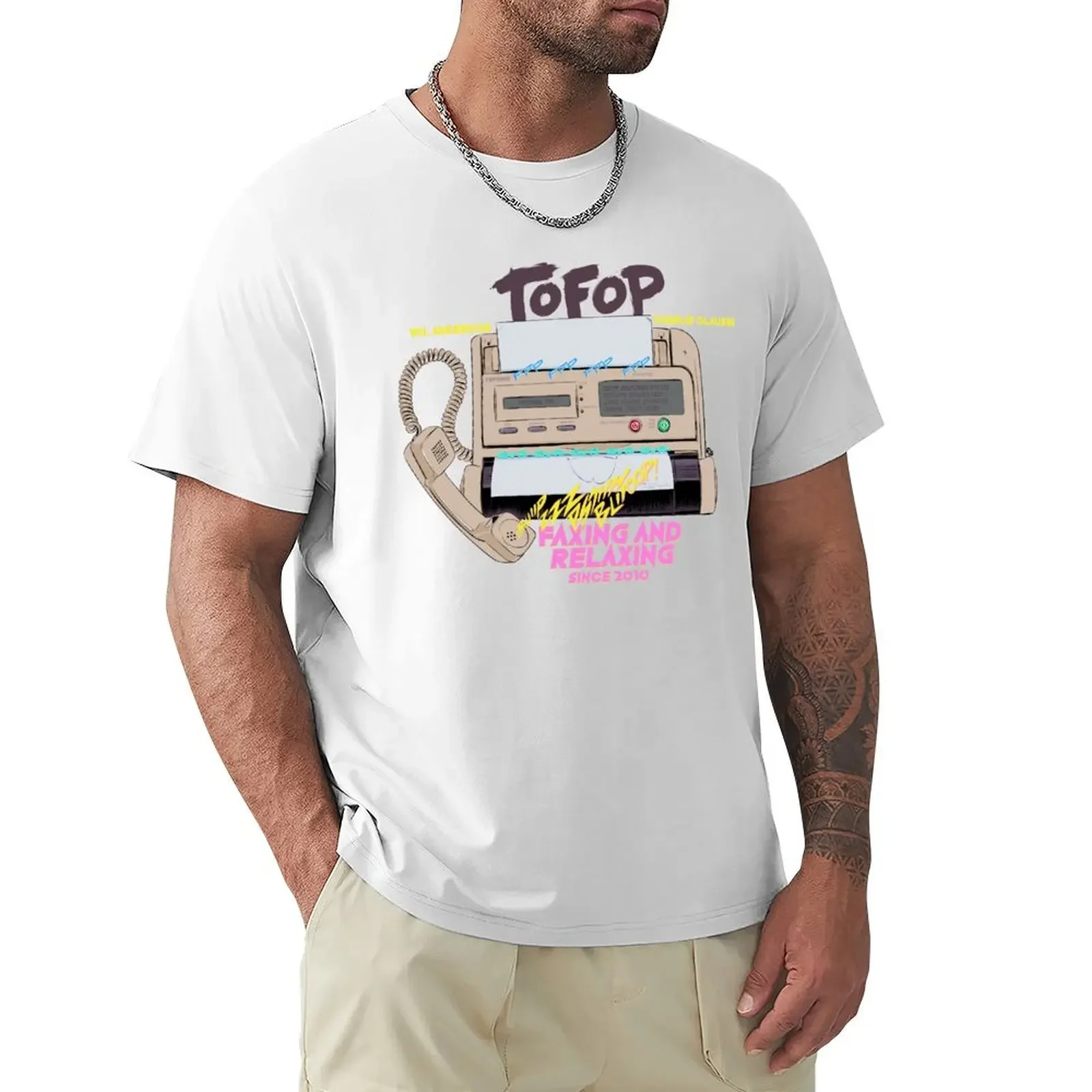 TOFOP - Faxing and Relaxing T-Shirt plus size clothes oversizeds shirts graphic tee designer shirts plain white t shirts men