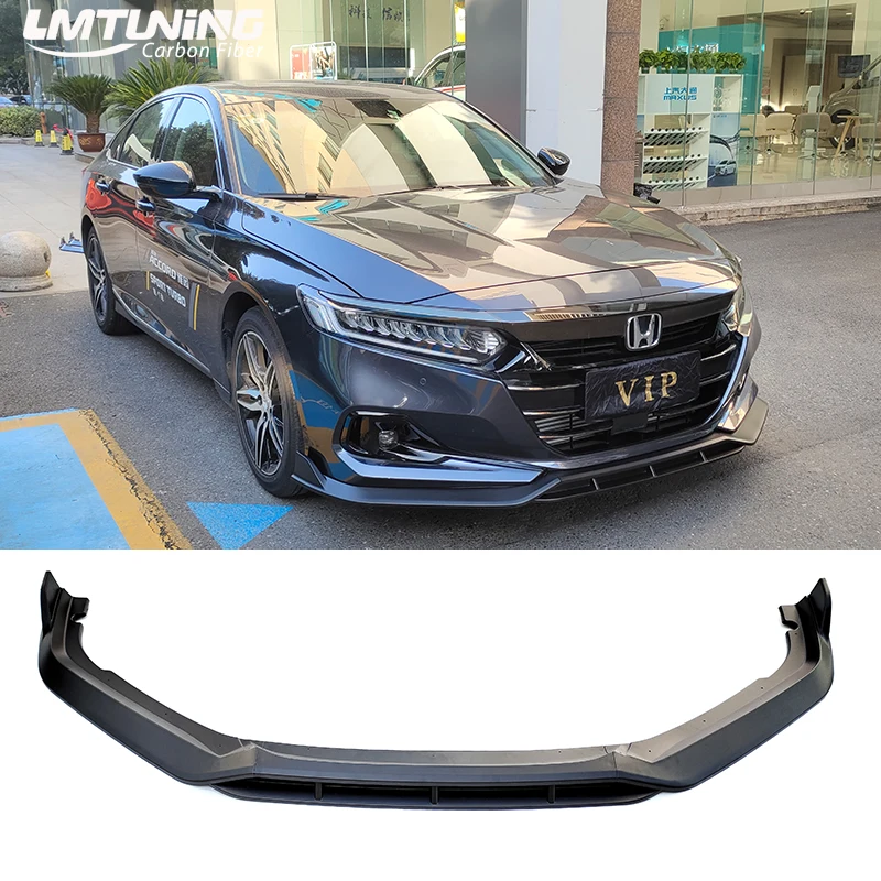 

For Honda For Accord 10.5th Gen 2021-2022 4pcs Car Front Bumper Splitter Diffuser Lip Protector Spoiler Deflector Lips Guard