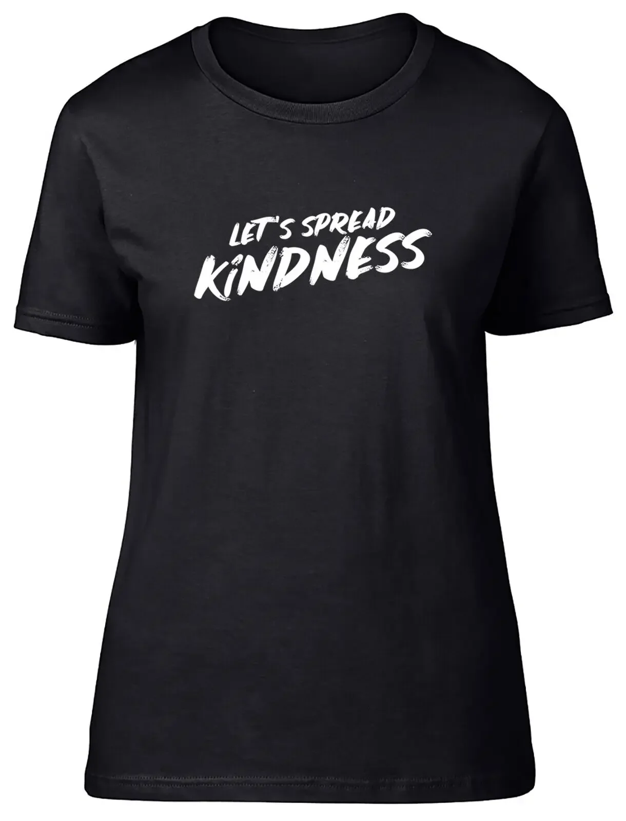 Let's Spread Kindness Fitted Womens Ladies T Shirt