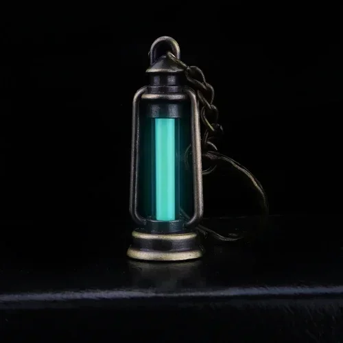 Luminous pony lamp pendant Keychain non-tritium lamp luminous pendant glass luminous signal pendant