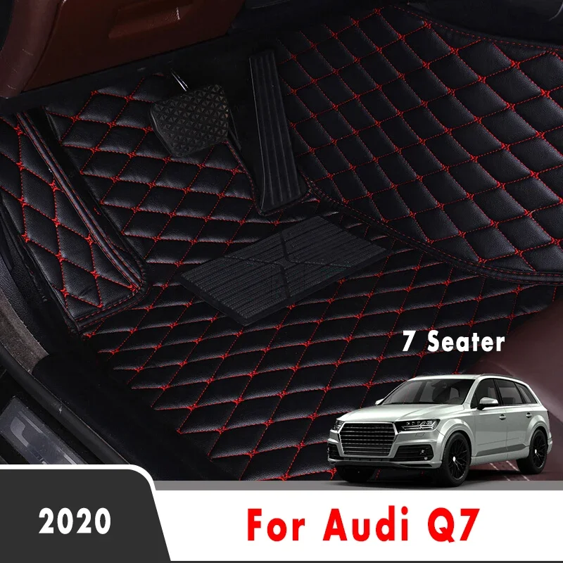 

For Audi Q7 2023 2022 2021 2020 (7 Seater) Car Floor Mats Accessories Carpets Protector Covers Auto Interior Rugs Waterproof