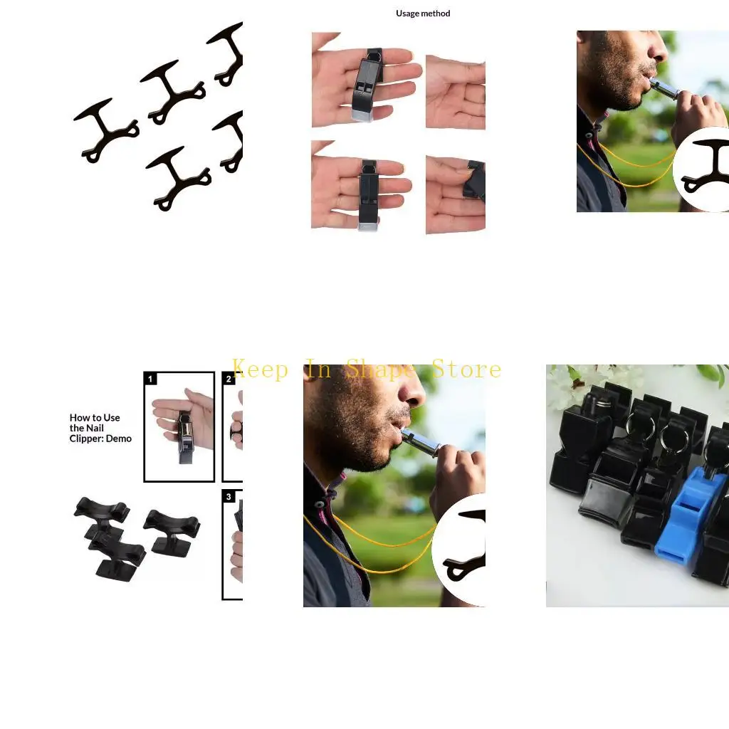 

U1JC Pack of 5 Quality PVC Clips for Long Terms Performances in Team Sports