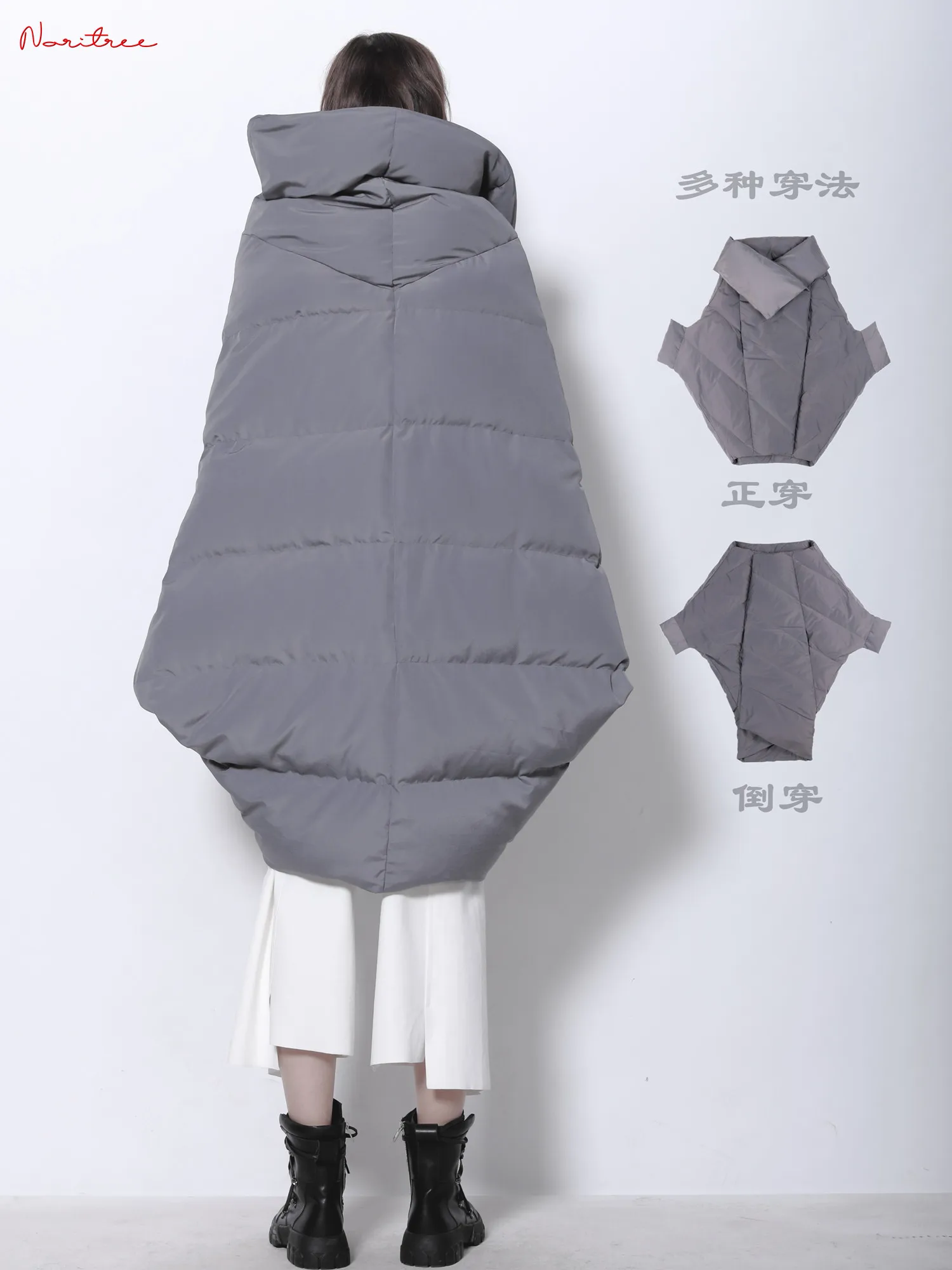 Oversized múltiplo inverno grande qualidade pato para baixo casacos mais grosso quente para baixo casaco feminino moda irregular para baixo parkas wy1840