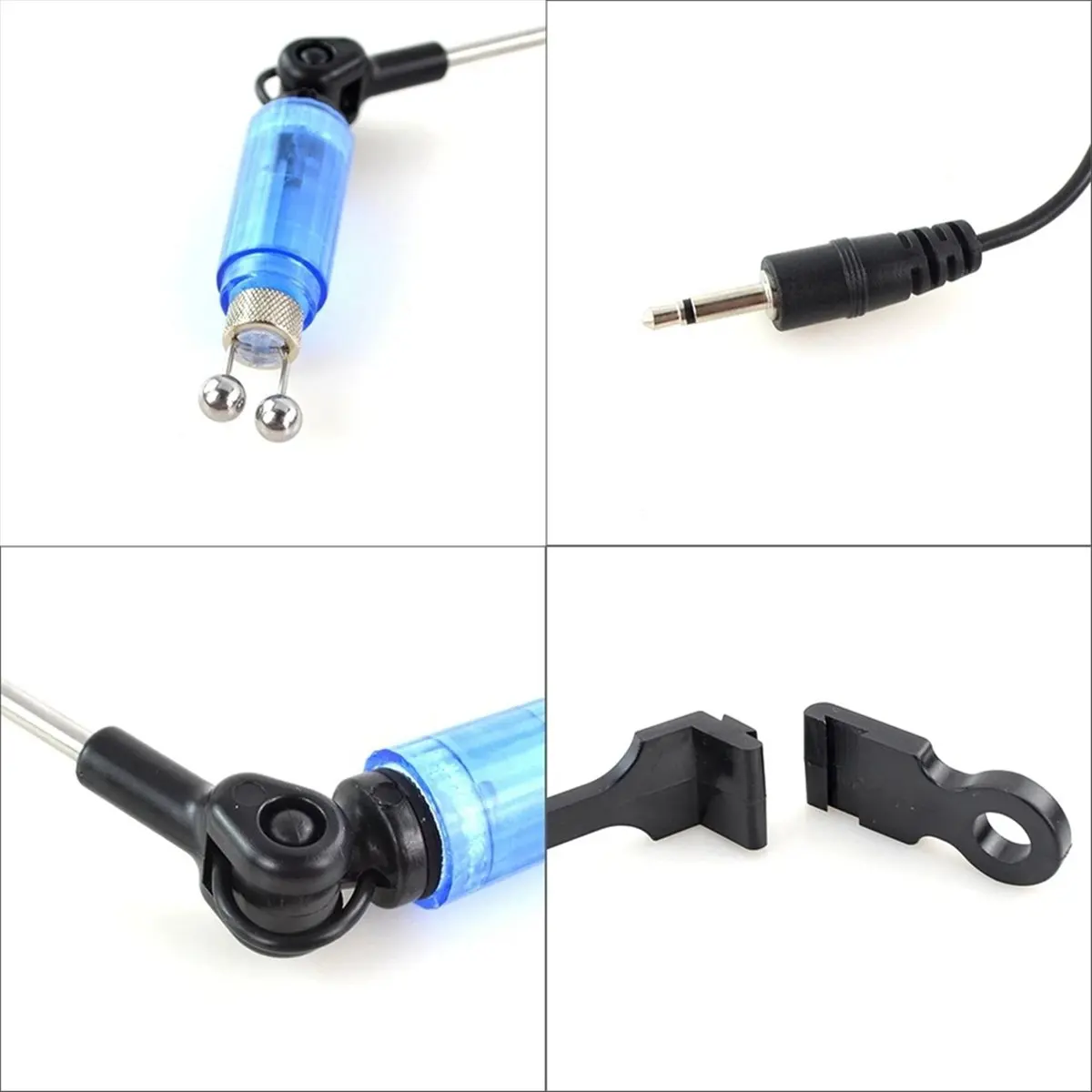 

*ABAB European Fishing Equipment, Carp Fishing Wobbler, Four-Color Flashing Hard Rod Alarm, Fishing Accessories Blue