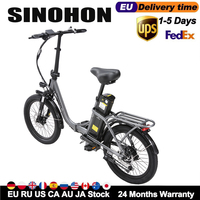 SINOHON C20 electric bicycle 20-inch, KENDA tire, city bicycle, motor 250W dc, 25 km/h, 36V, removable battery, European stock