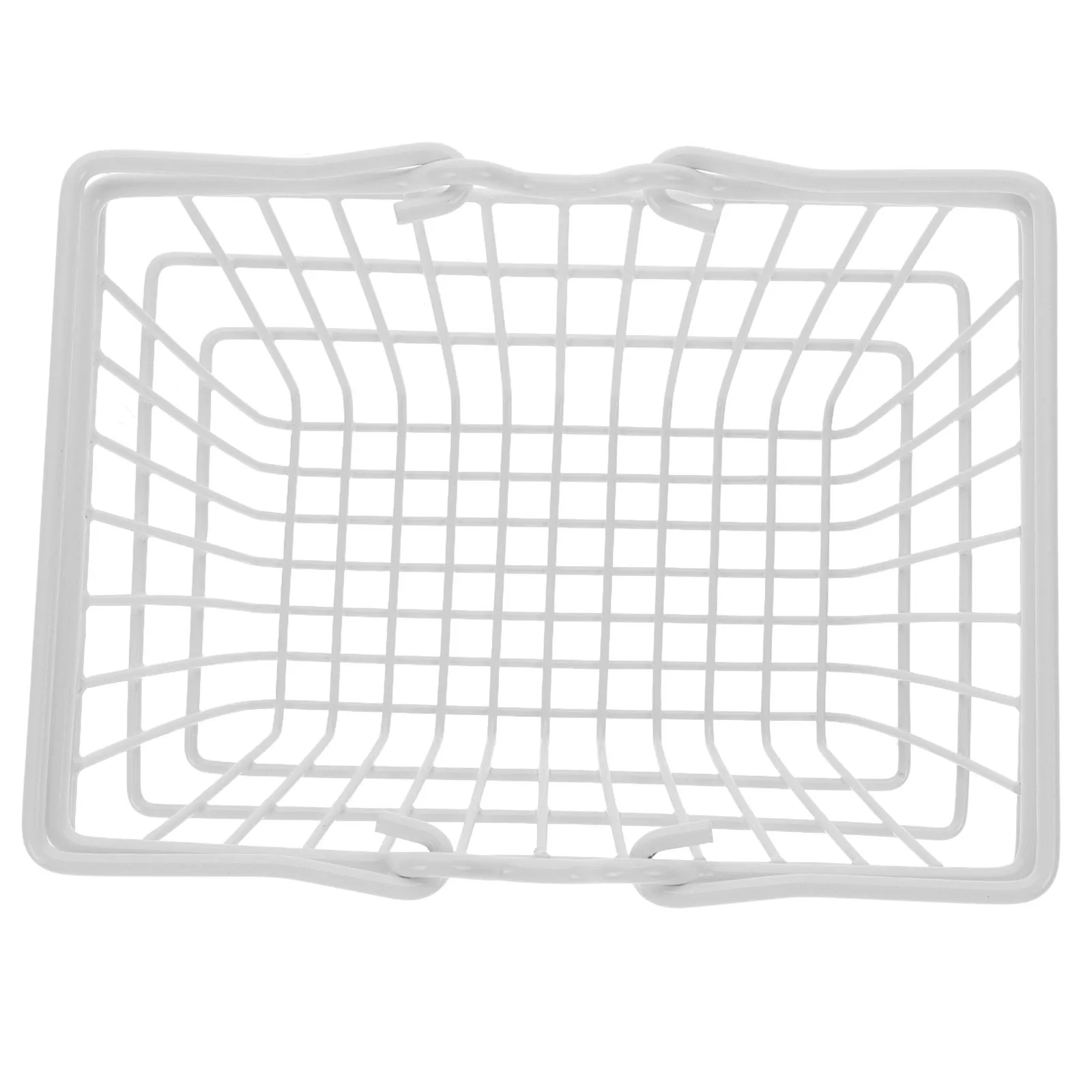 

1pc Mini Storage Small Alloy Desktop Organizer For Home Office School Wire Basket Sundries Holder Handle Design Decorative