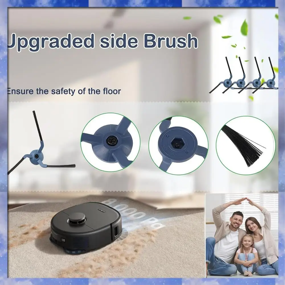Gen Basic For Eufy X10 Pro Omni Series Robot Vacuums Replacement Parts Main Side Brush Hepa Filter Mop Cloth Accessories Kit