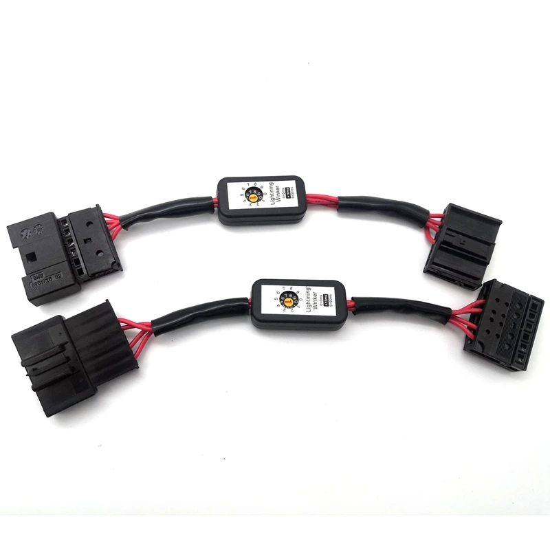 2Pcs DynamicTurn Signal Indicator LED Taillight Add-on Module Cable Wire for BMW X5 F15 X5M F85 2012-2018 Tail Light