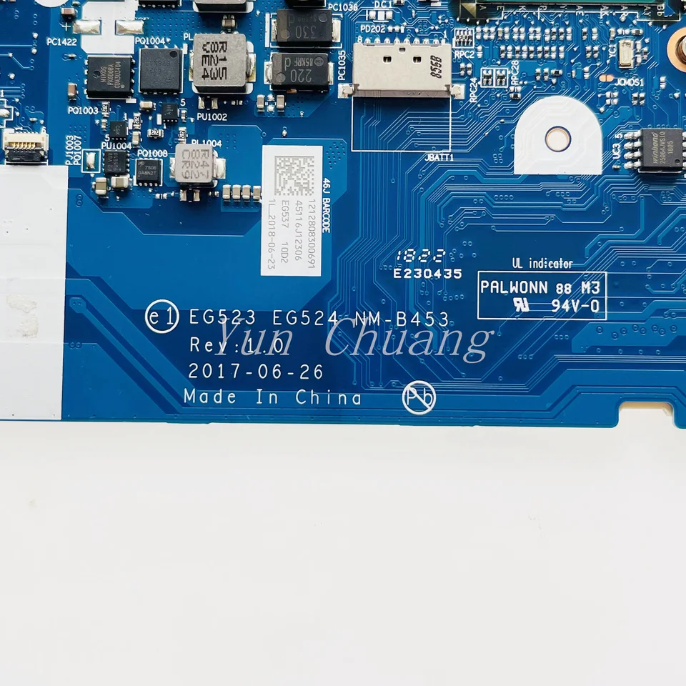 Placa-mãe portátil para Lenovo Ideapad, CPU N530, GPU, 4G RAM