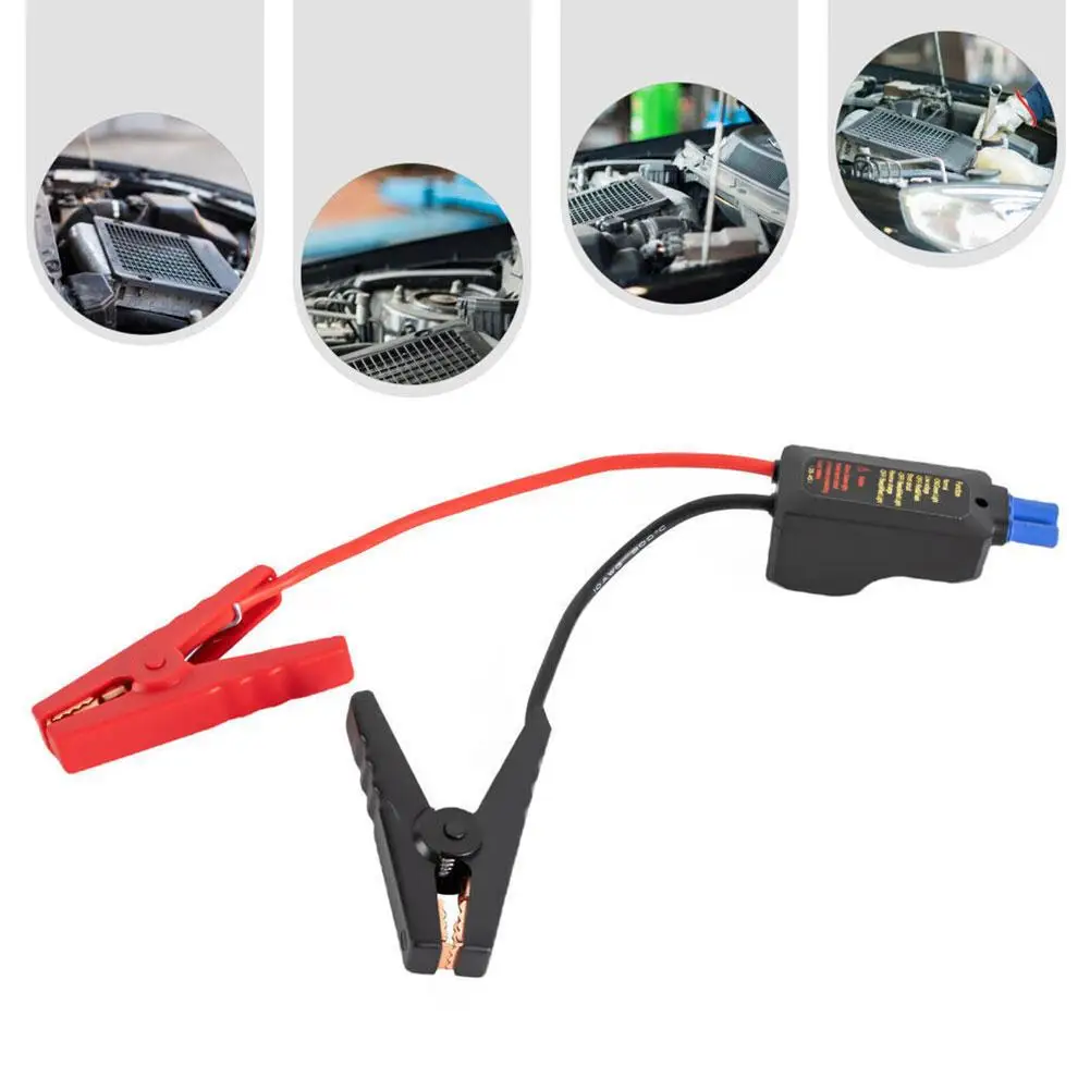 1Pcs Car Emergency Power Relay Smart Clip Ignition Battery Accessories Cable Jumper Connection Cable Line 500A Jump System Q9I4