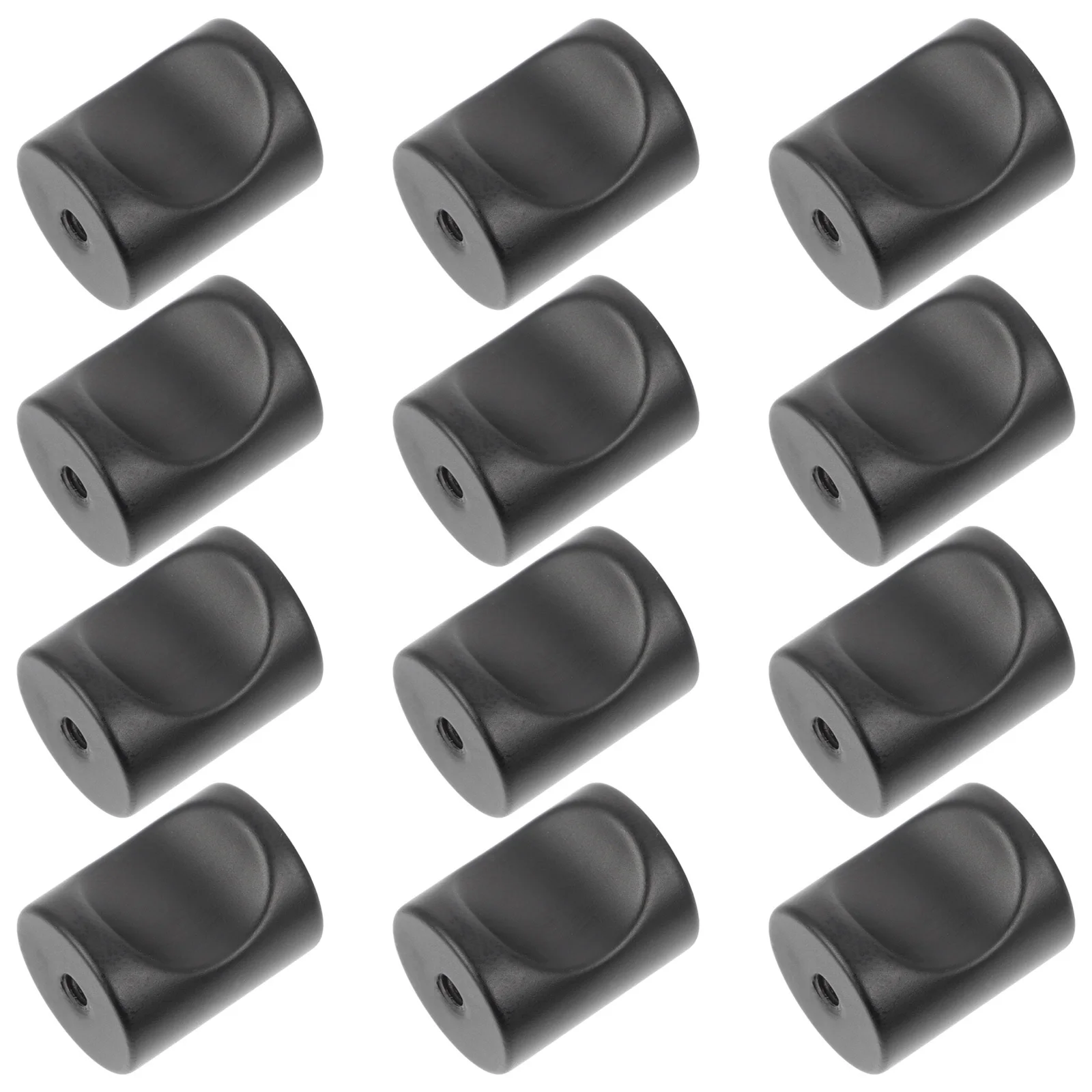 

12pcs Single Hole Cabinet Handle Aluminum Alloy Modern Drawer Knob Easy Install Furniture Pull Replacement Wardrobe Handle