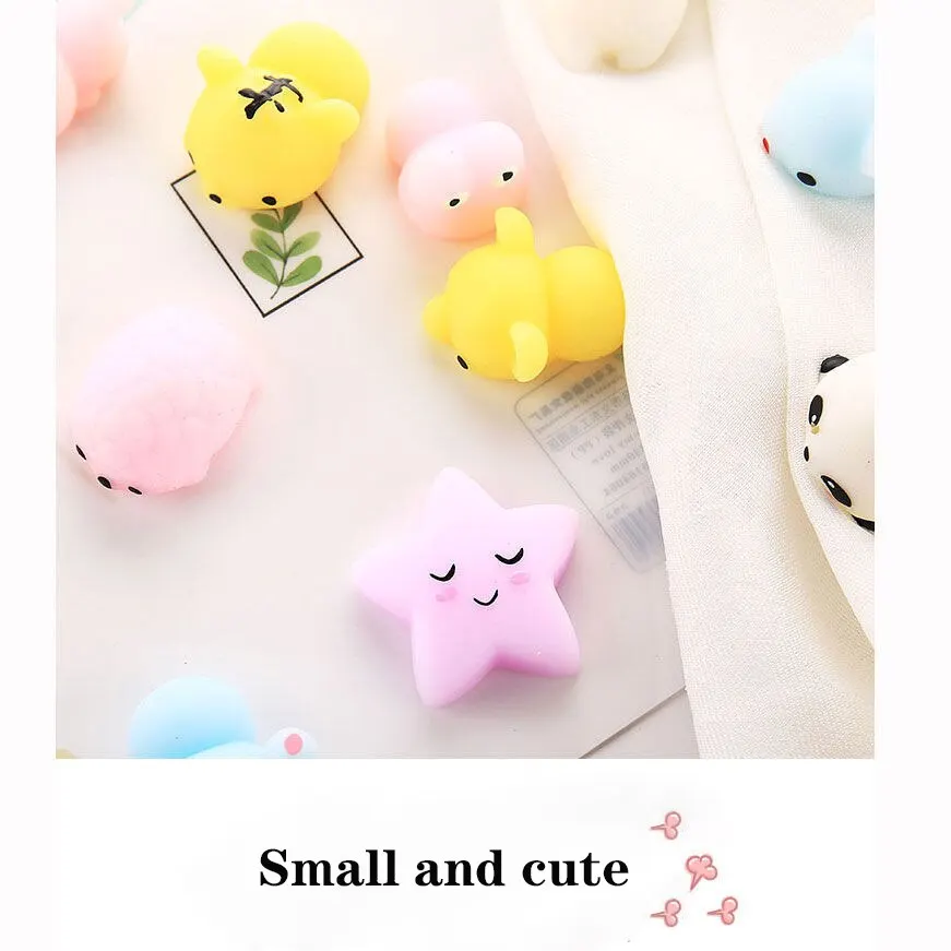 10 Pcs Random Release Pressure Toy Small Animals Parent Child Puzzle Interactive Toys