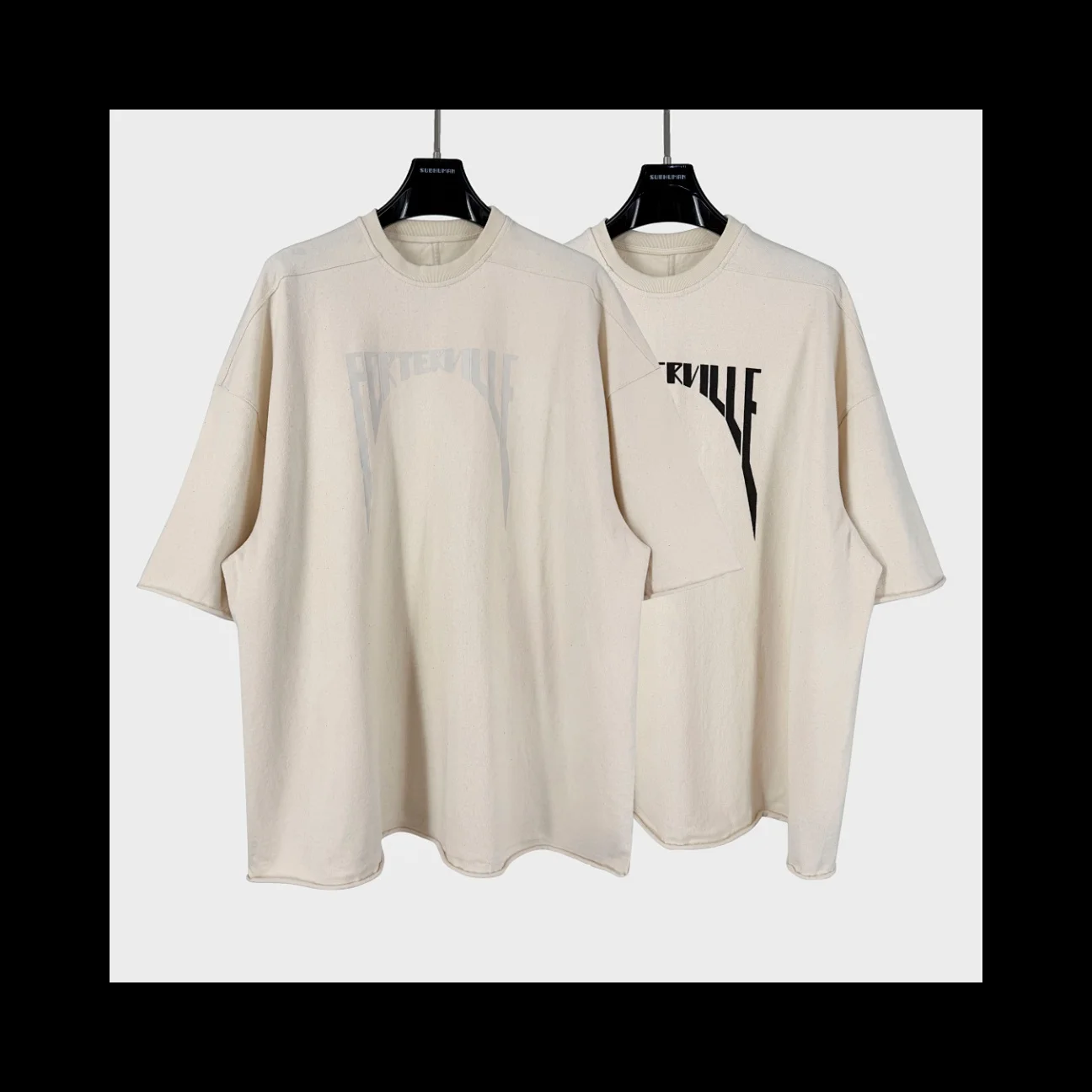 Best Version Rick's Logo Printed Women Men T shirts tees Thick Cotton Oversized Men T shirt Summer