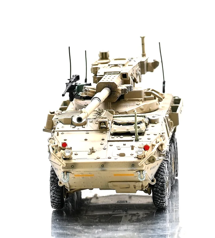 1/72 3R US M1128 Stryker Mobile Gun System Model Desert Painting Number 092Y or 091U Finished product collection model