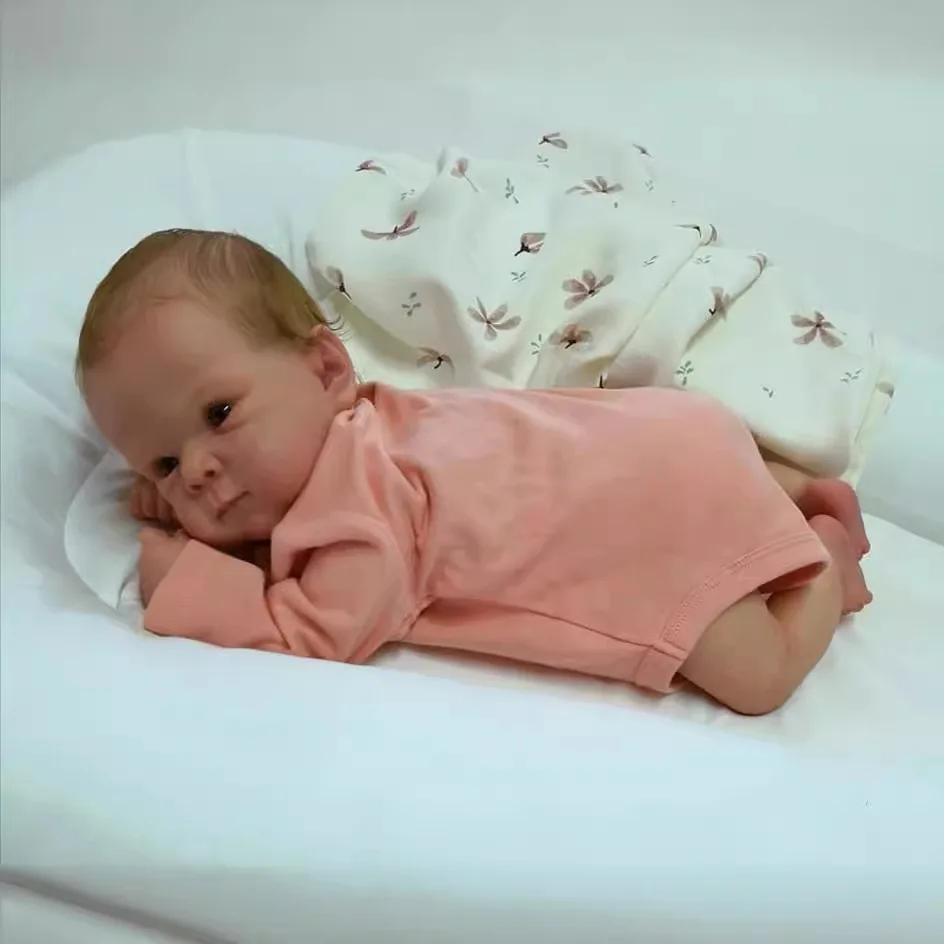 Jouet de bébé Reborn en silicone fait à la main avec peinture 3D, art de la peau mignon, corps de gril de veine, beurre de bébé, fille, princesse, tout-petit, cadeau réaliste