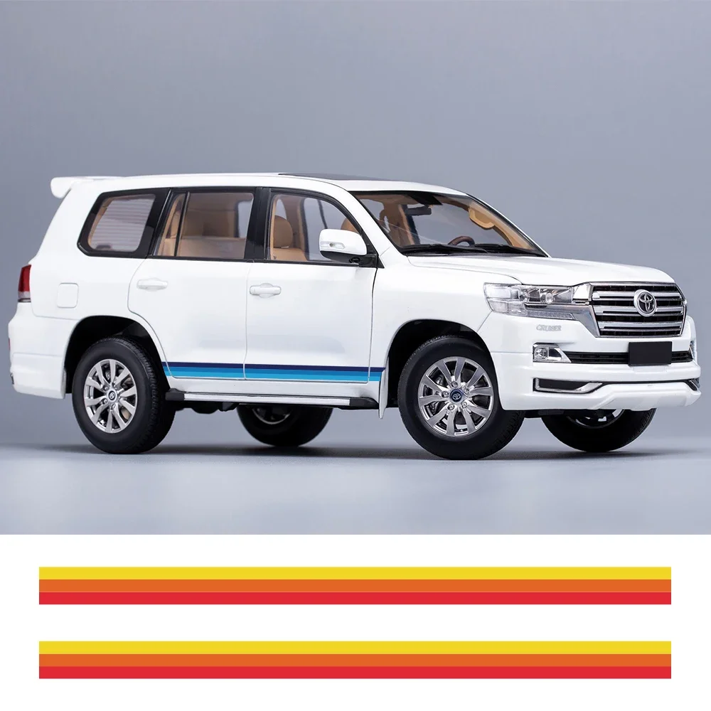 For Toyota Land Cruiser 300 LC300 Prado 150 120 Car Sticker Door Side Stripe Decal Kit Waterproof PVC Stickers Car Accessories