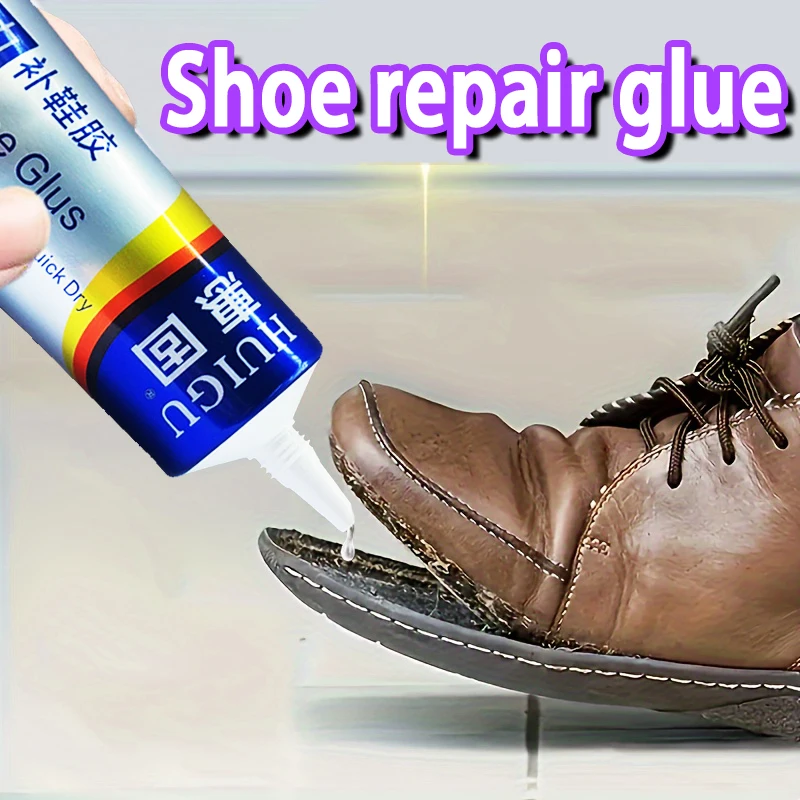 Pegamento adhesivo profesional para zapatos, Kit de reparación impermeable de secado rápido para botas, zapatillas, zapatos, unión fuerte de larga duración, 60ml