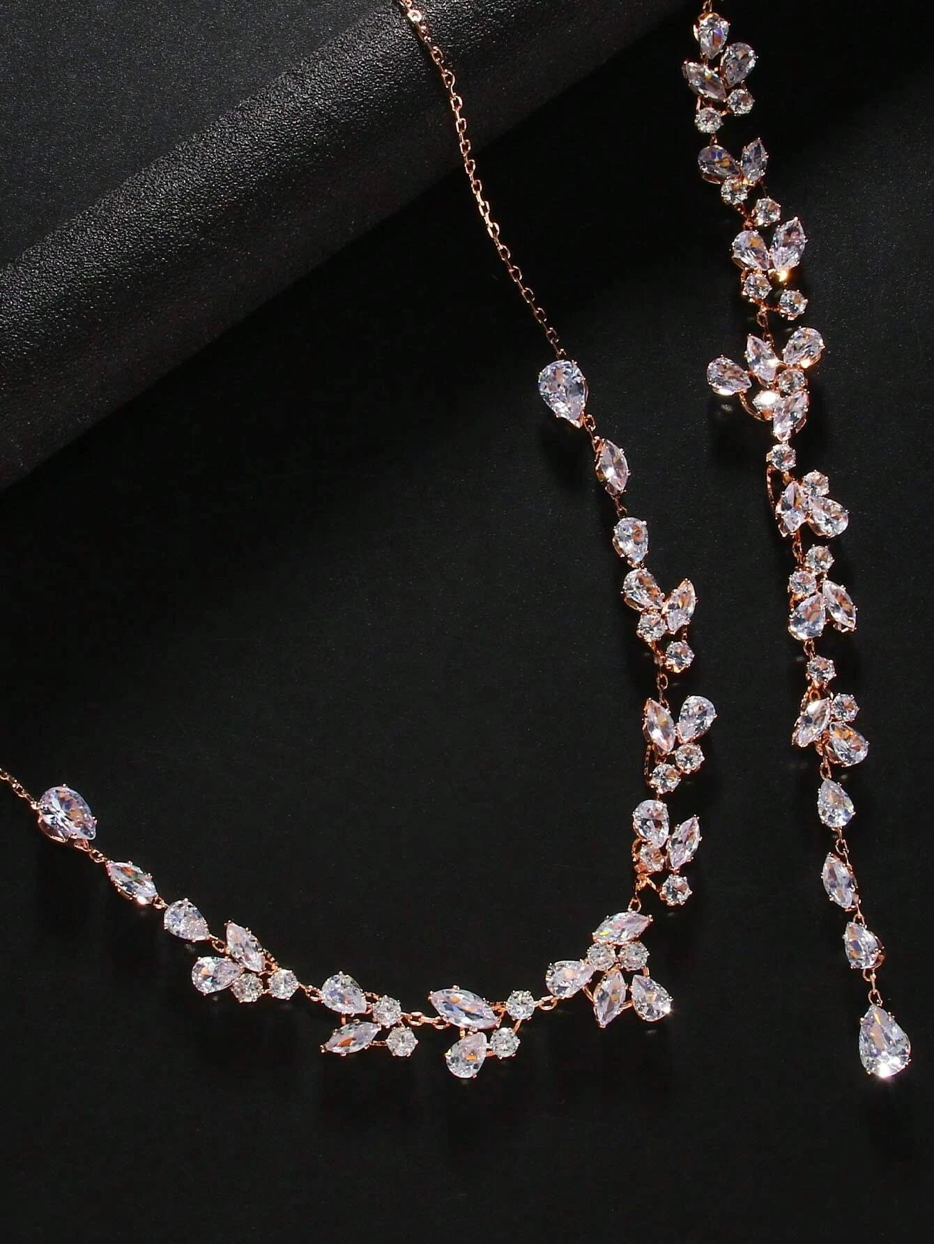 Sexy Rhinestones Wheat Long Back Chain Necklace Jewelry For Backless Dress Bridal Rhinestone Body Chain Necklace Wedding Jewelry