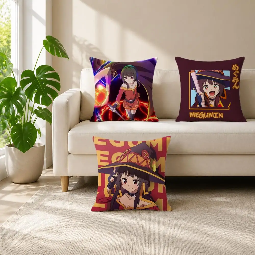 anime Wind Breaker Cushion Cover Cushion Cover Set  50x50 45x45 40x40 Pillowcase Decorative Sofa Home Decor