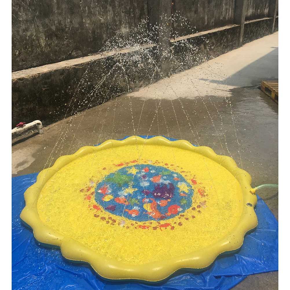 Aspersor de 170 Cm para almohadilla de pulverización, estera de juego inflable, estera inflable para niños, aspersores, juguetes al aire libre para niños, diversión en la piscina de verano