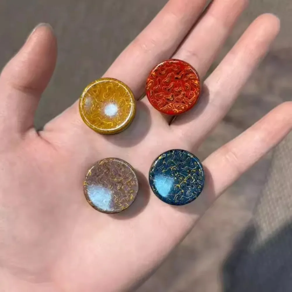 YIJIE EDC Fidget Spinner Lock Lak Rvs 24.5mm DIY Accessoires Fidget Speelgoed Volwassenen Angst Relief Gadget