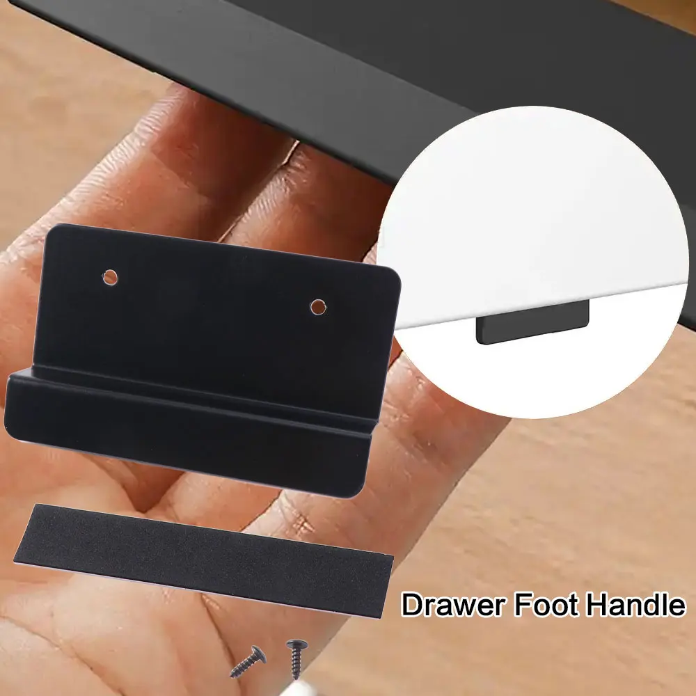 Stylish Metal Touchless Cabinet Foot Pull Efficient Convenient Foot Pull Handle Hands-Free Touchless Opener for Home