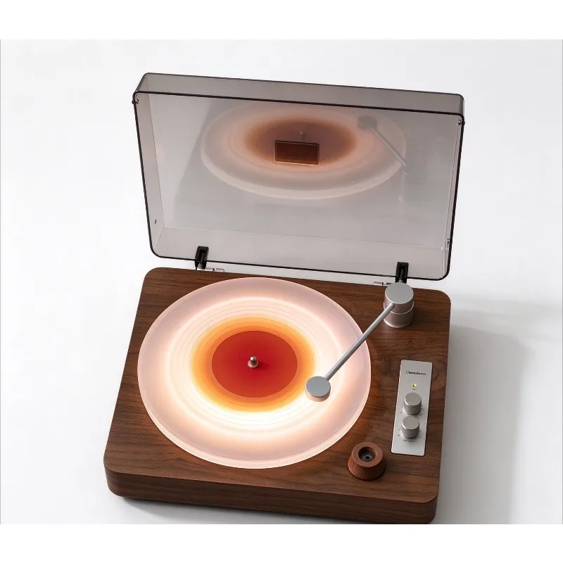 Bluetooth Speaker Aromatherapy Machine Christmas Gift Luminous Record Machine Birthday Gift Sound Phonograph