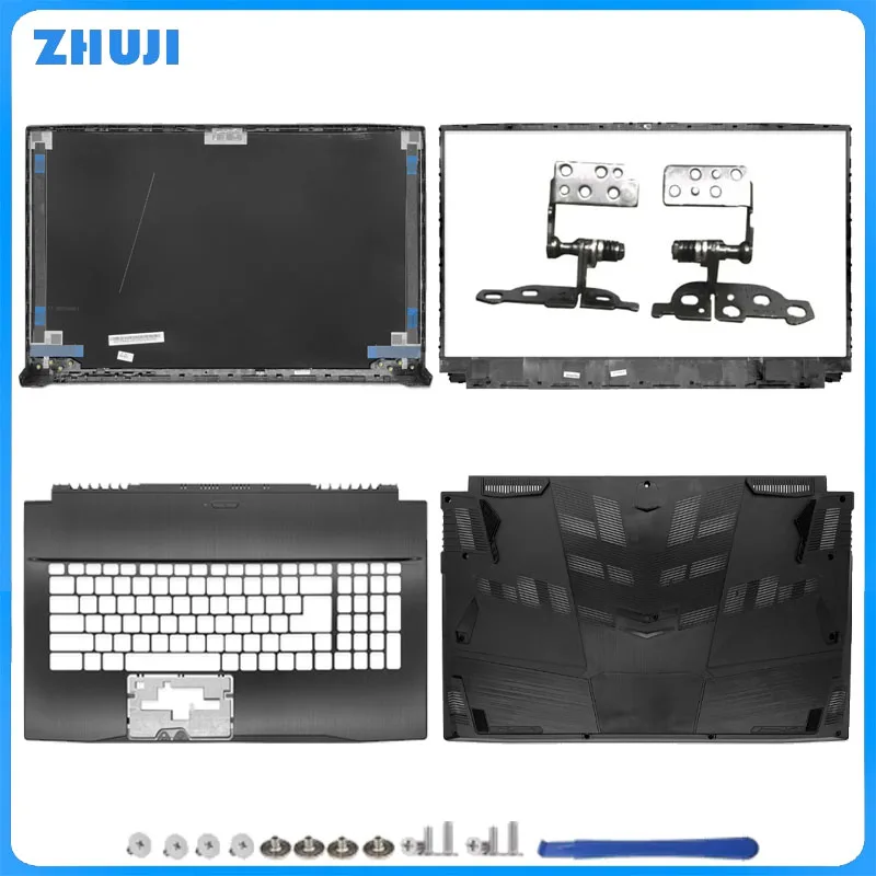 New For GF75 MS-17F1 MS-17F2 MS-17F3 MS-17F5 WF75 Laptop LCD Back Cover Case/Front Bezel /Palmrest/Bottom Case/Hinges