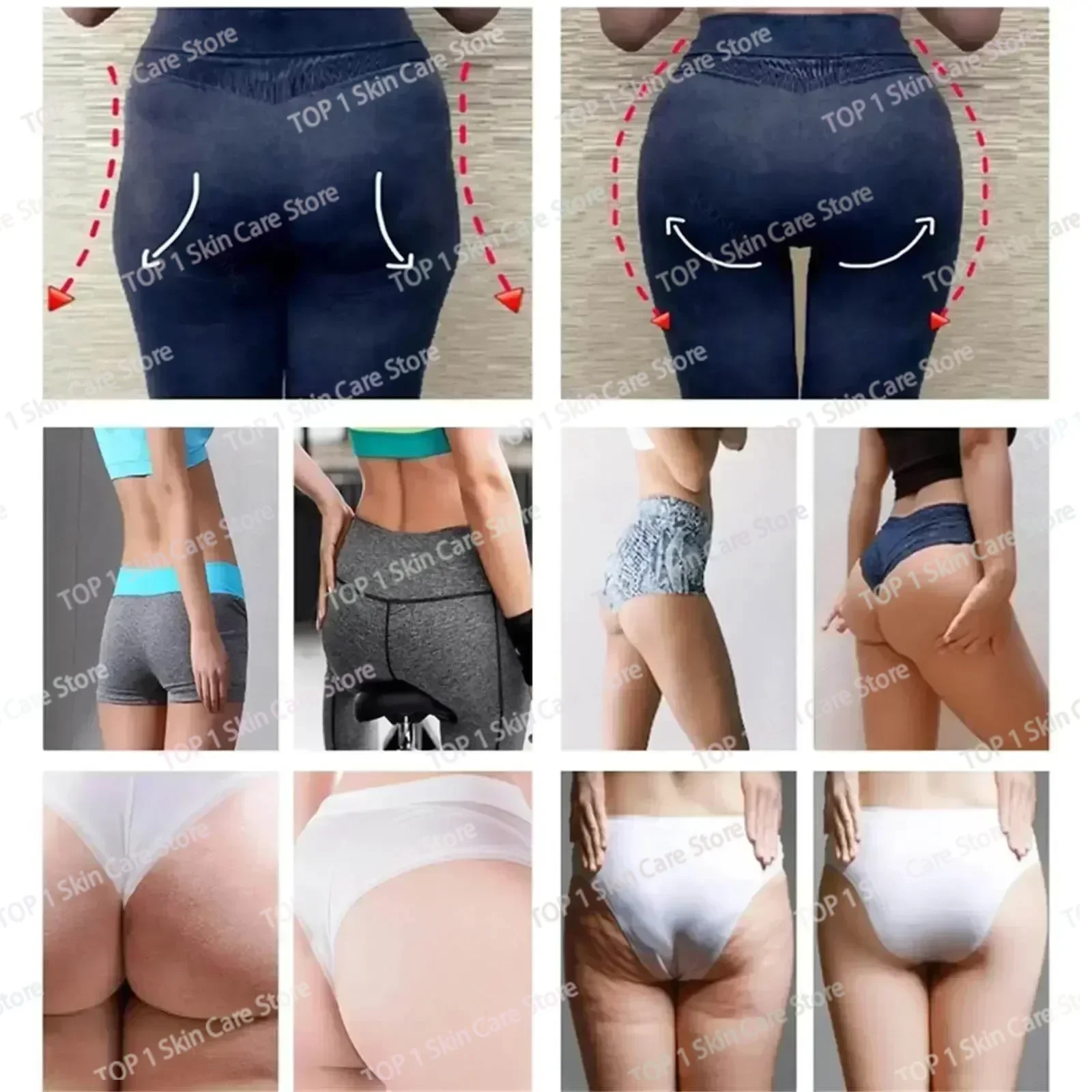 Nádega Alargamento Butt Lift, 100% Eficaz, Big Ass Essencial, Sexy Hip Shaping Massagem, Cuidados com o corpo