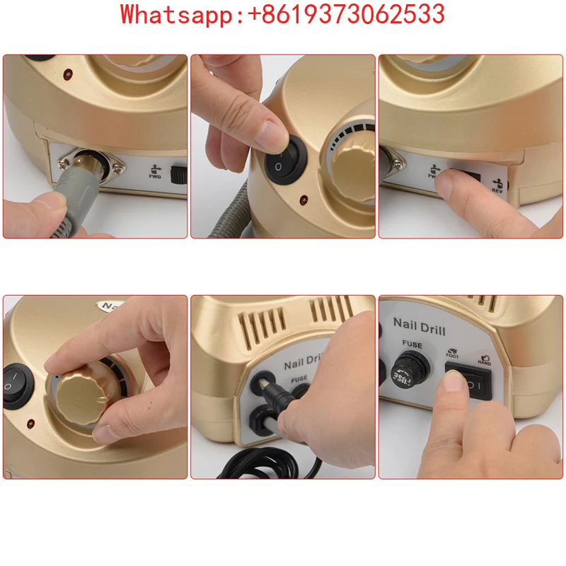 

Профессиональный электрический аппарат для маникюра и педикюра 25000 об/мин: удаление, полировка и пилинг