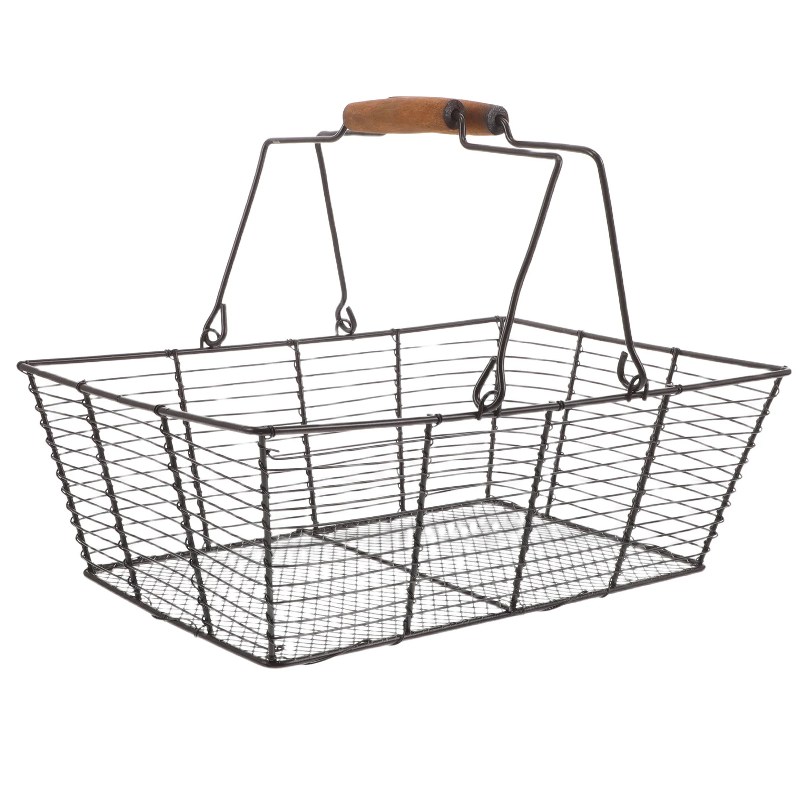 

Metal Drainer Basket Vintage Kitchen Organizer Rustproof Utensil Drying Rack Tableware Silverware Storage Counter Top