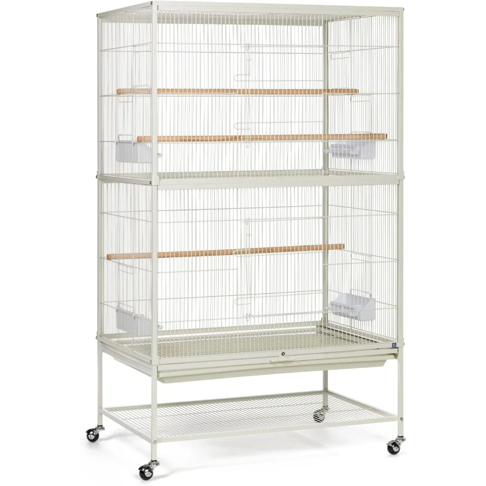 

Pet Supplies Forged Iron Flying Cage with Brackets, Pet Big Bird Cage, Metal Cage Standing Bird Cage