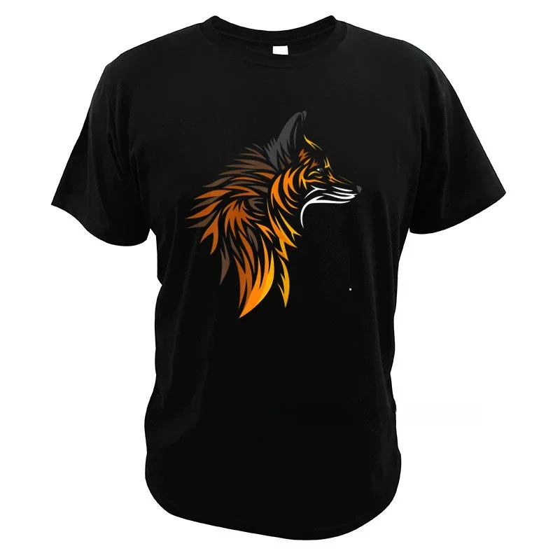 Tribal Fox Tutu Cute Style Design T Shirt Graphic Digital Print 100% Cotton Soft Camisetas mens designer clothes Short Sleeve