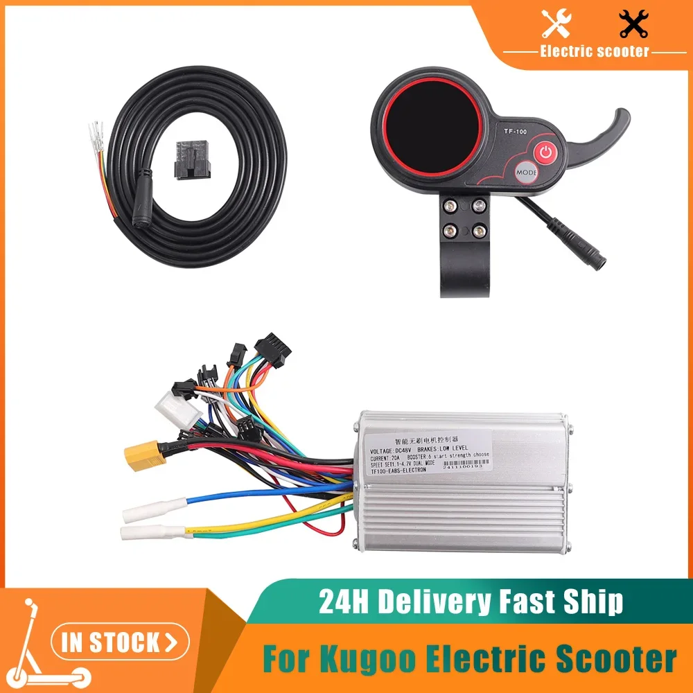 

TF-100 LCD Display DC48V 20A/25A Brushless Controller For Kugoo M4 Electric Scooter 6Pin Dashboard Display Parts